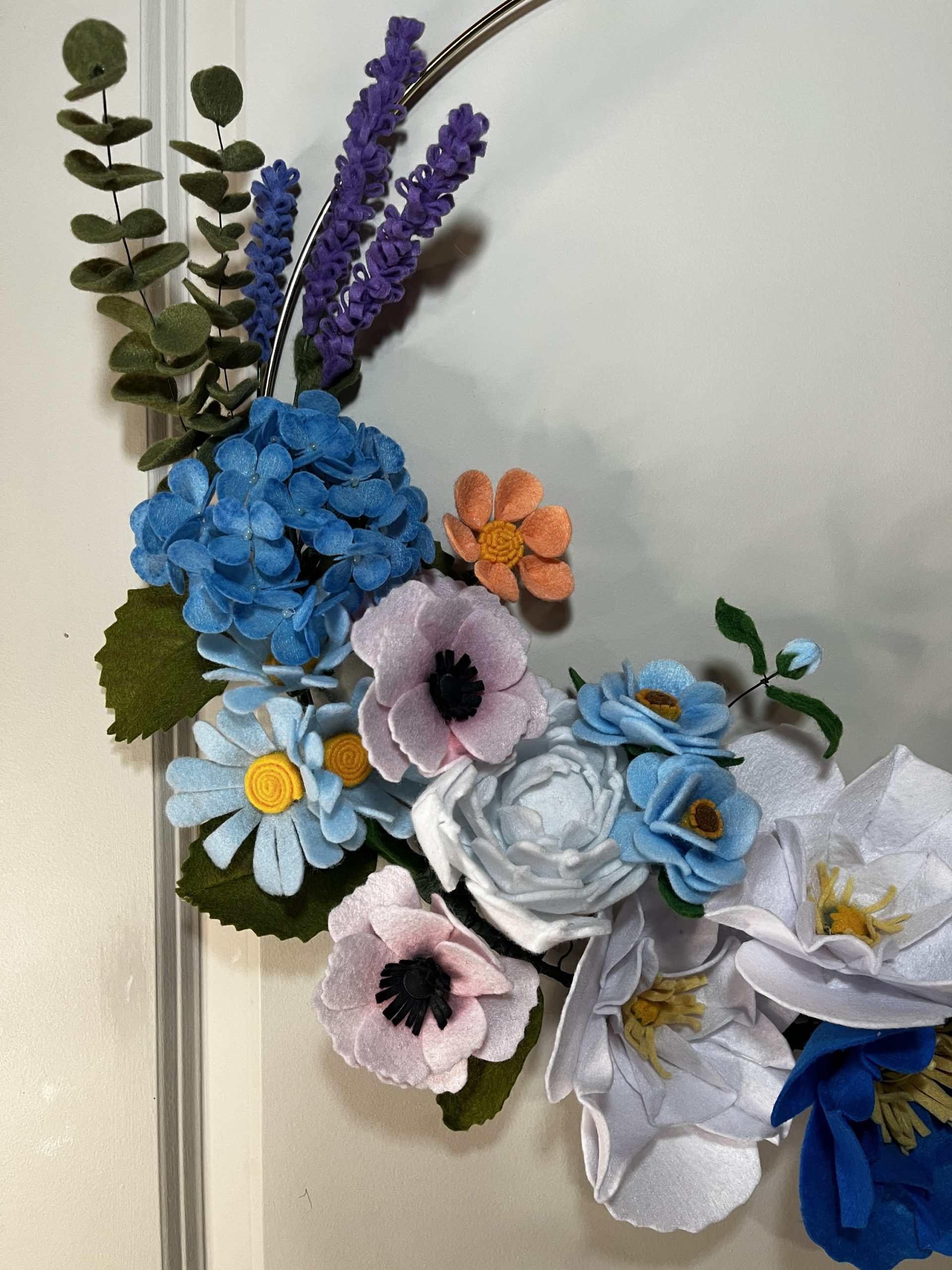 Wall Wreath - Bluebell Halo - Image 4