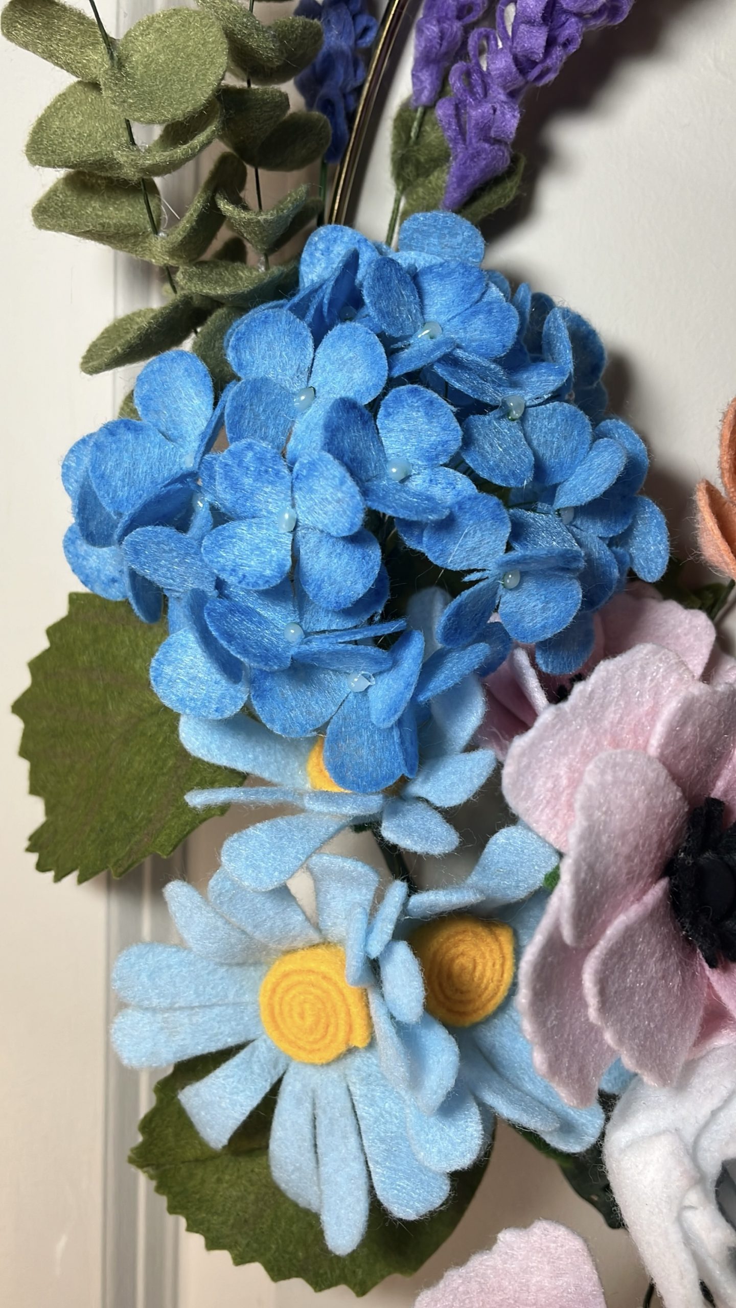 Wall Wreath - Bluebell Halo - Image 5