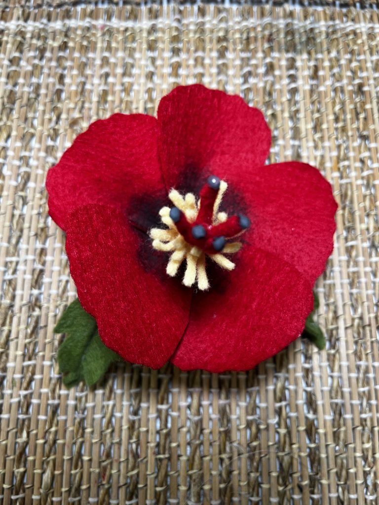 RedHibiscus HairClip - The Maga Flower