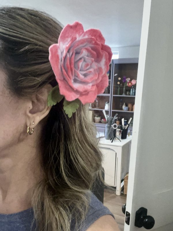 Two-one Rose Hair Clip