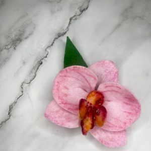 Pink Orchid Hair Clip - Image 2