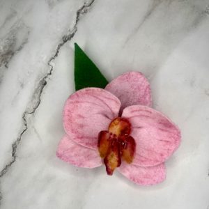 Pink Orchid Hair Clip - Image 3