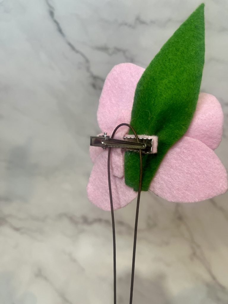 Pink Orchid Hair Clip