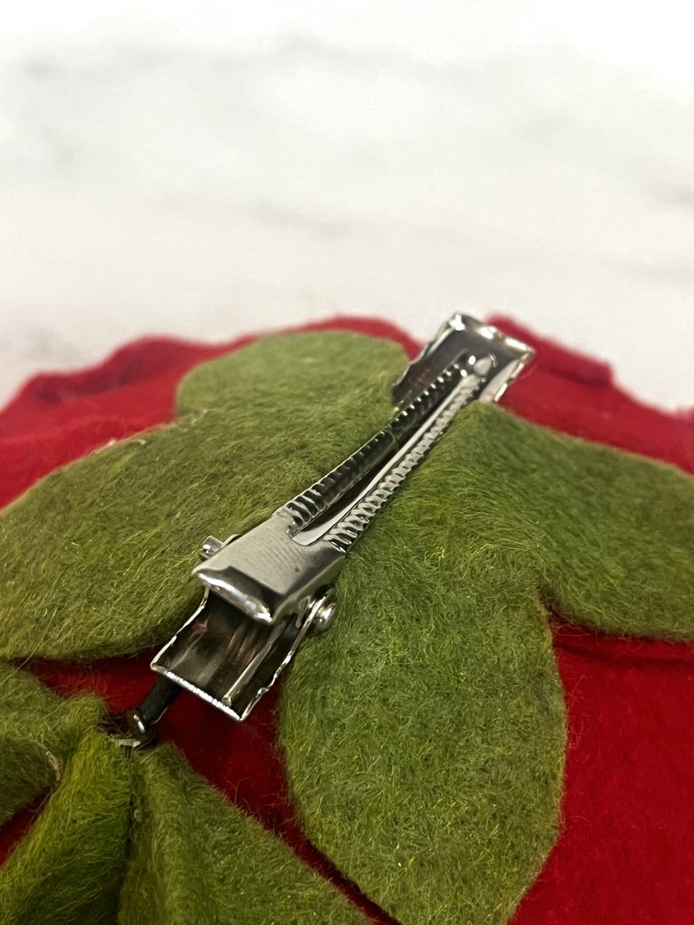 Red Rose Hair Clip - Bloomed