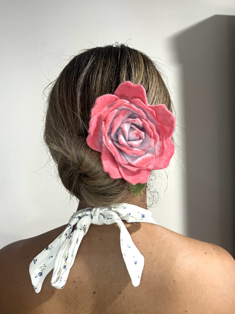 Two-one Rose Hair Clip