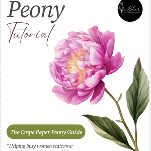 The Crepe Paper Peony Guide